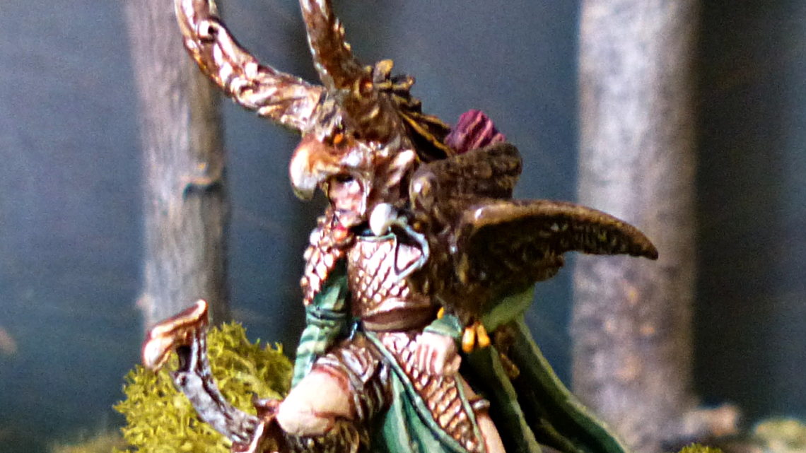 Seigneur elfe sylvain avec arc